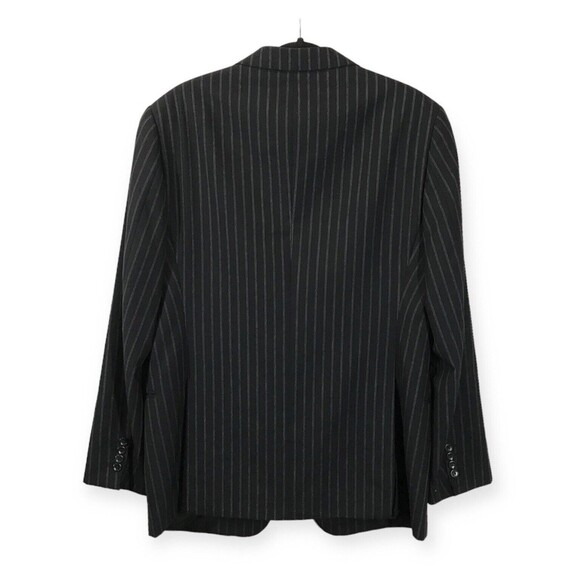 Armoni Collezioni Men's Pin Striped Blazer Size 42R Italy Wool Gomez Addams - Picture 2 of 13